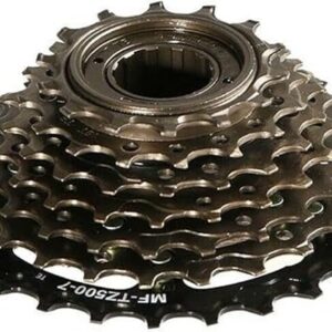 Shimano Sprocket 7-Speed MF-TZ500 Screw Ring 7 Speed Sprocket Bicycle Freewheel.